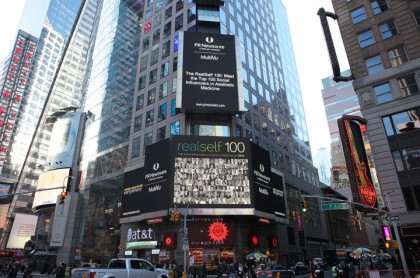 Dr. Lepore & fellow honorees featured in Times Square